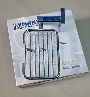 Polished Chrome Wall-Mounted Soap Dish