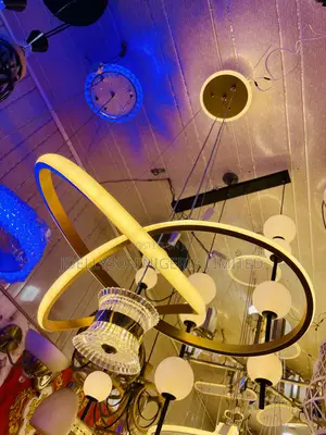 Single Gold Led Chandelier