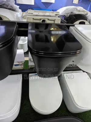 Black White Wall Toilet Wc