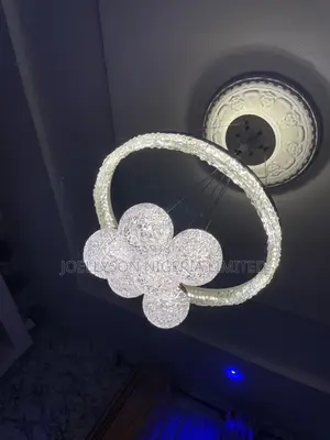 6 Balls Crystal Led Chandelier