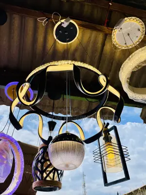 Nordic Black Led Chandelier
