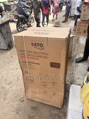 Brand New Reto Wet Dry Industrial Vacuum Cleaner (80l, 3600w)