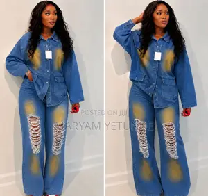 Fashion Luxury Denim Up and Down Jeans