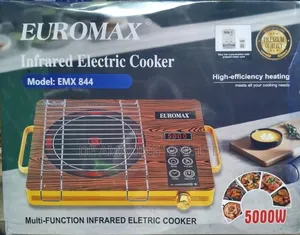 Euromax Infrared Electric Cooker With Iron Griller