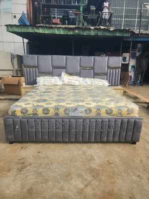 Grey 6by7 Bed With Executive Side Drawers