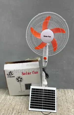 Jx Golden 16 Inch Solar Fan