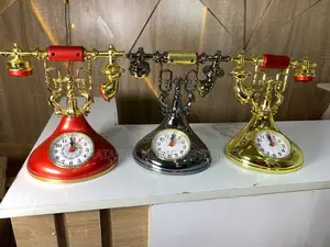Vintage Telephone Desk Clock