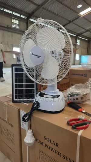 Guangdu Solar Fan 16 - Inch +20w Panel Kit