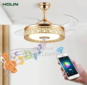 Exotic Luxury Fan Chandelier Light