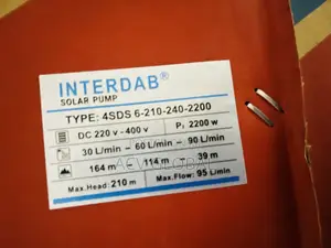 3hp Interdab Solar Pump