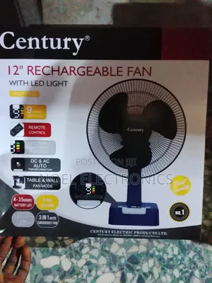 Century 12 Inch Rechargeable Fan