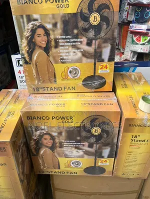 Bianco Power Gold Standing Fan