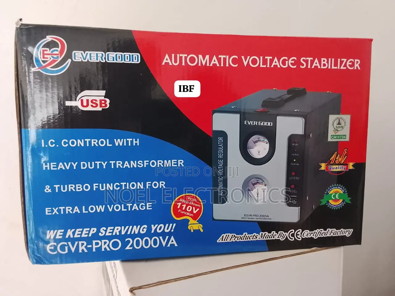 Evergood 2000va Automatic Voltage Regulator