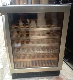 Caple 60cm Wooden Wine Chiller Display Silver Color