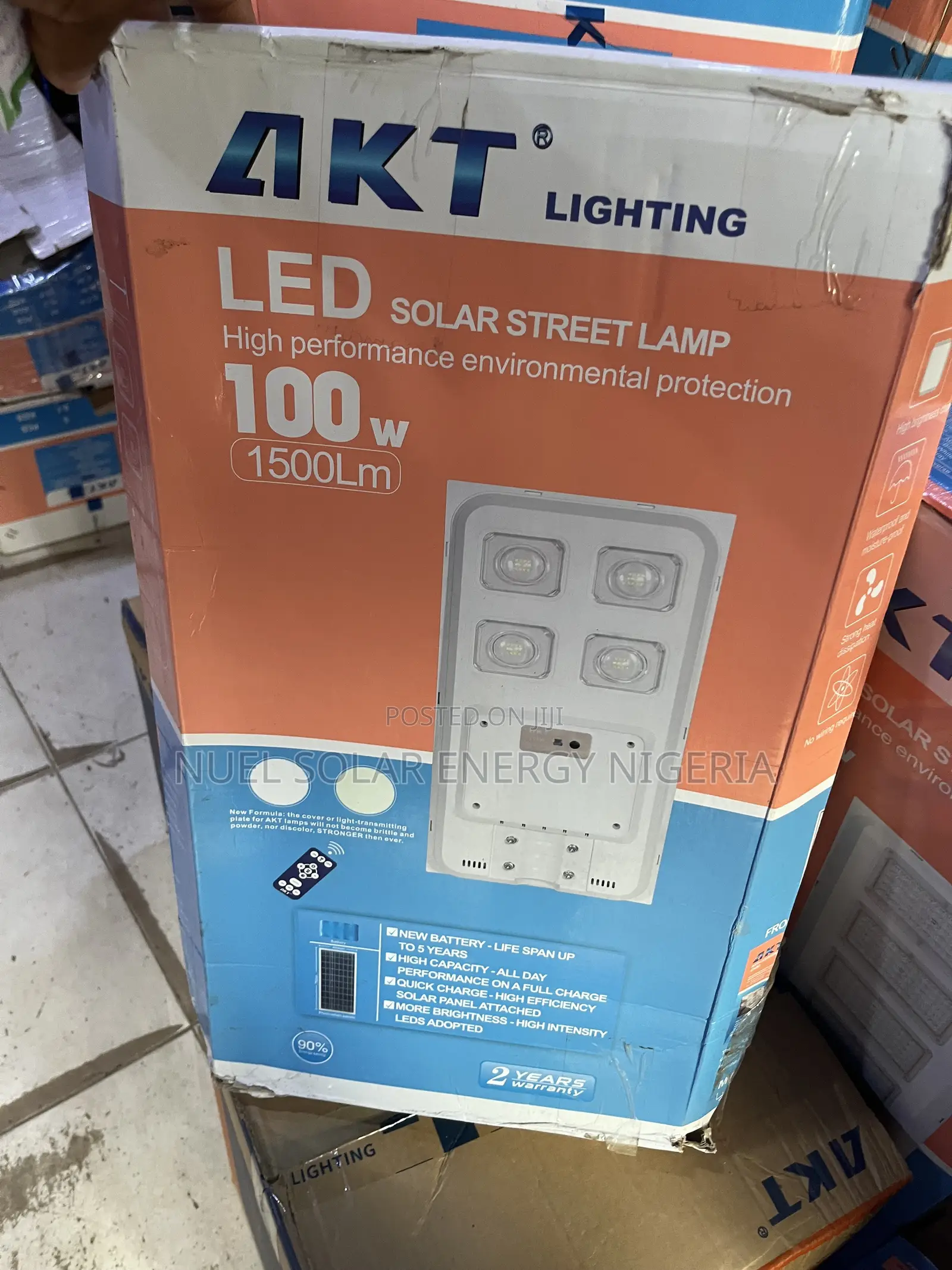 Akt 100w Solar Street Light