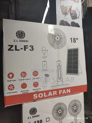 18 Inches Solar Standing Fan