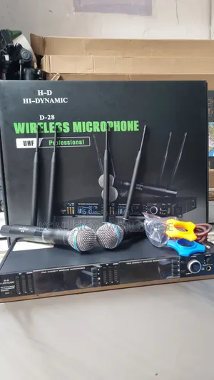 Hd Hydinamic Wireless Microphones Model D28