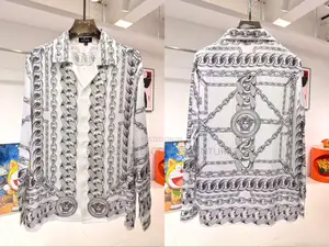 Luxury Update  Dolce Gabbana Logo-Print Longsleeve Shirt
