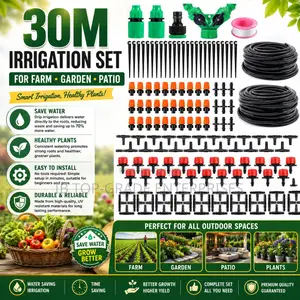 Effortless Plant Care With the 30m Automatic Irrigation Set