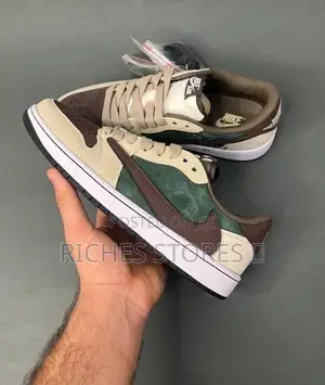 Nike X Travis Scott Air Jordan 1 Low"Olive" or "Sail and Ridgerock"