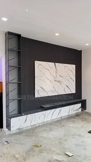 Fluted Panels Wall Entertainment