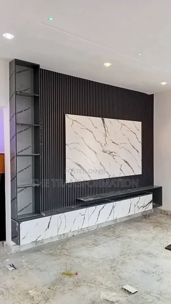 Fluted Panels Wall Entertainment