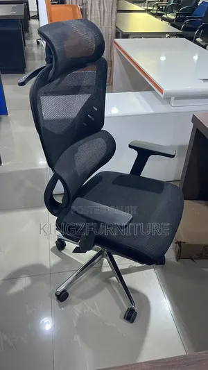 Black High-Back Ergonomic Mesh Office Chair