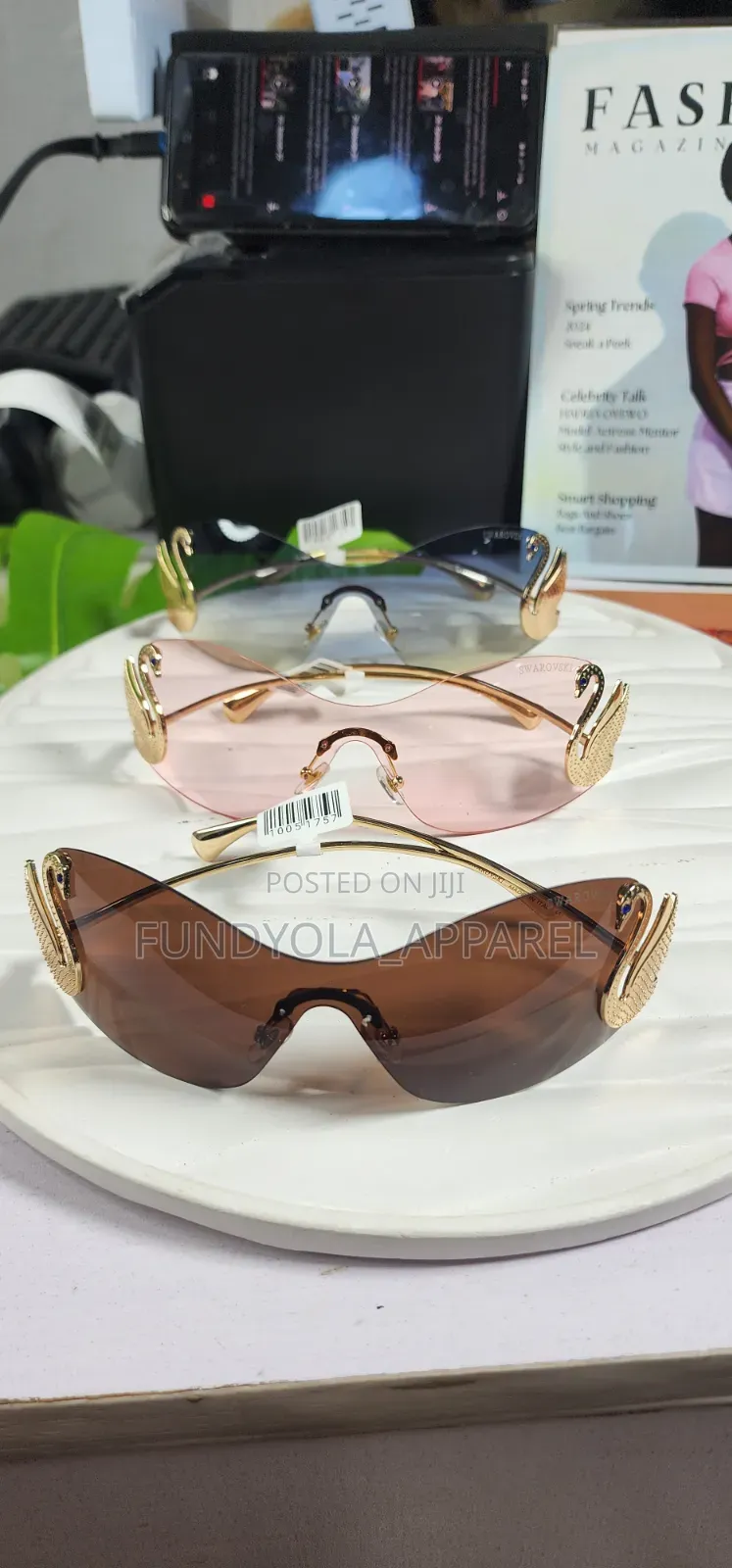 Swarovski Curvey Chic Sunglasses