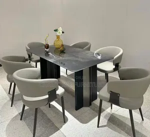 Quality Marble Top Dining Table by 6 Seaters