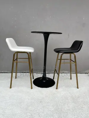 Luxury Gold Leg Bar Stool - Brand New Modern Counter Chair
