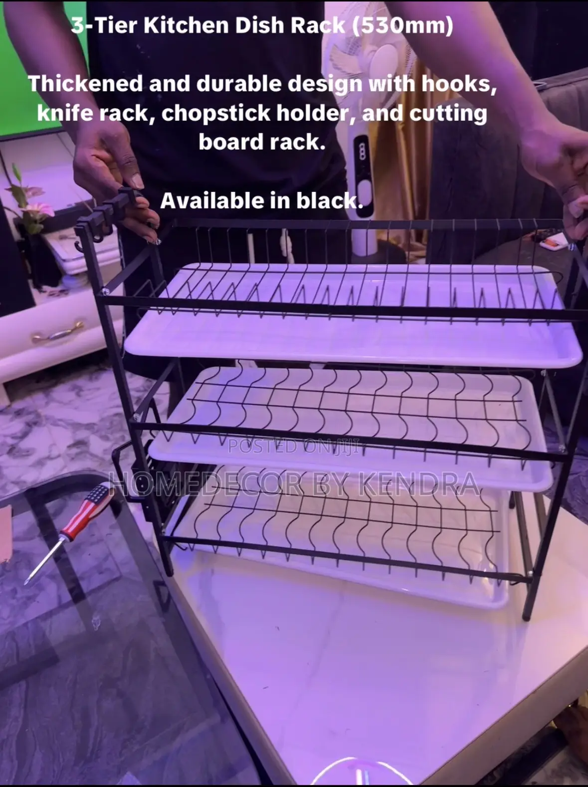 3 Layers Kitchen Disk Rack