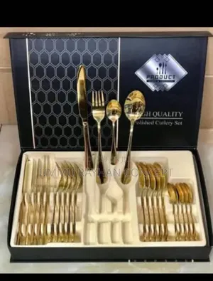 24pcs Heavy Duty Polished Cutlery Set