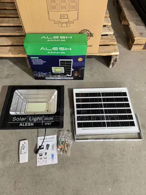300w Solar Floodlights With Panel and Remote Control