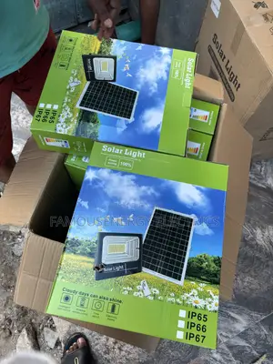 300w Solar Floodlights With Panel and Remote Control