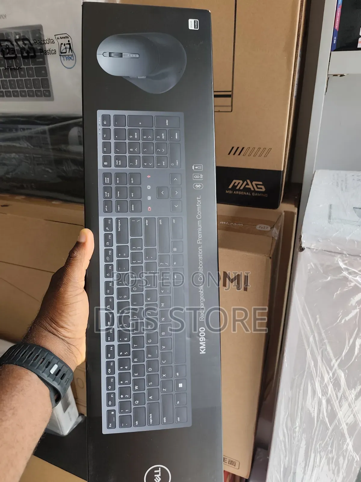 Dell Km900 Rechargeable Bluetooth Keyboard Mouse