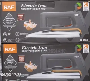 Raf Electric Dry Iron- Stainless Surface - 1600w