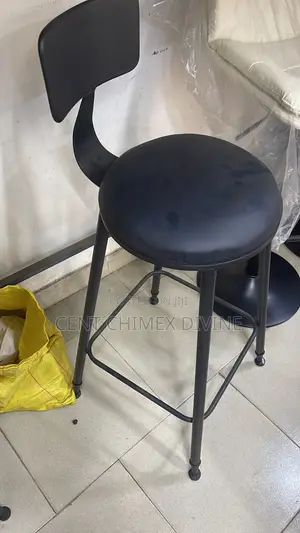 Iron Back Bar Stool