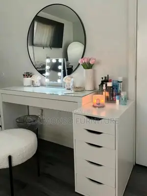 5-Layer White Modern Storage Cabinet