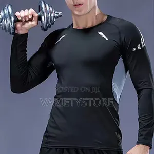 Unisex Long Sleeve Compression Fitness Shirt
