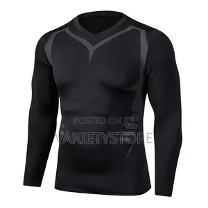 Unisex Long Sleeve Compression Fitness Shirt