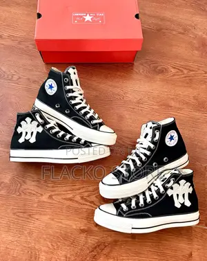 Original Chrome Hearts Converse Chuck Taylor 70 Hightop Sneakers