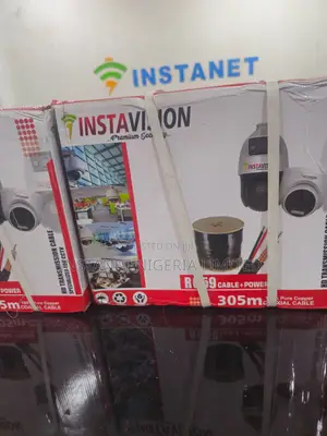 Instavision Rg59 Coaxial Cable + Power