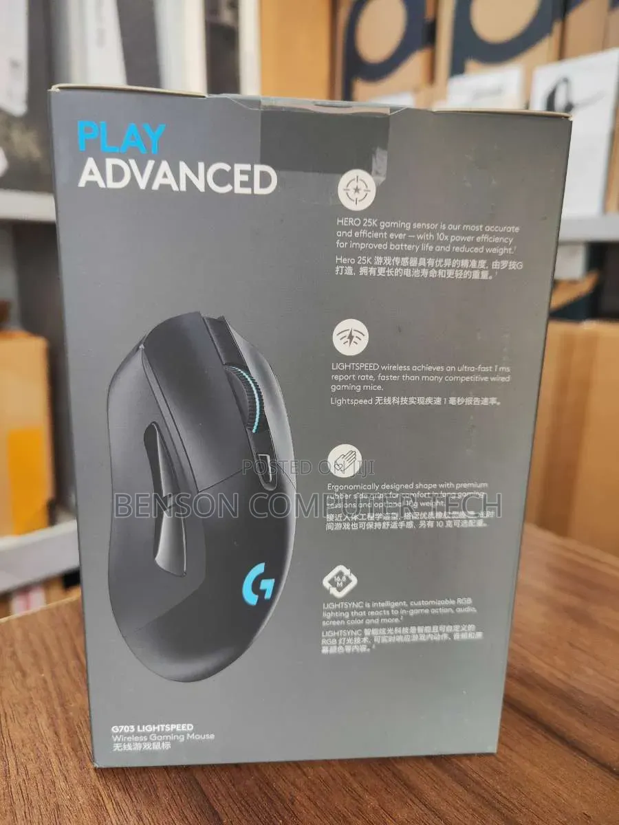 Logitech G703 Lightspeed Wireless Gaming Mouse