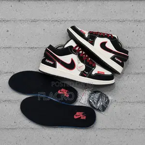 Original Supreme Air Jordan 1 Custom Sneakers