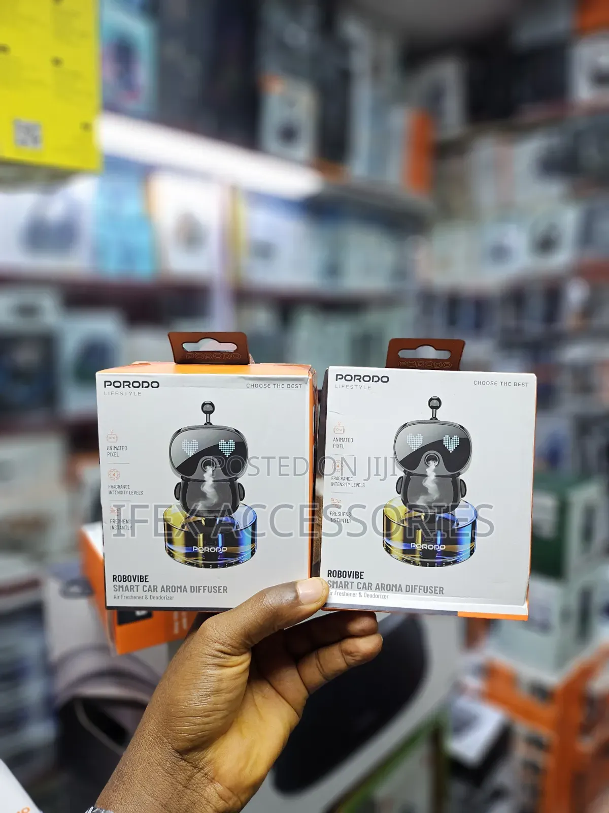 Porodo Robovibe Smart Car Aroma Diffuser
