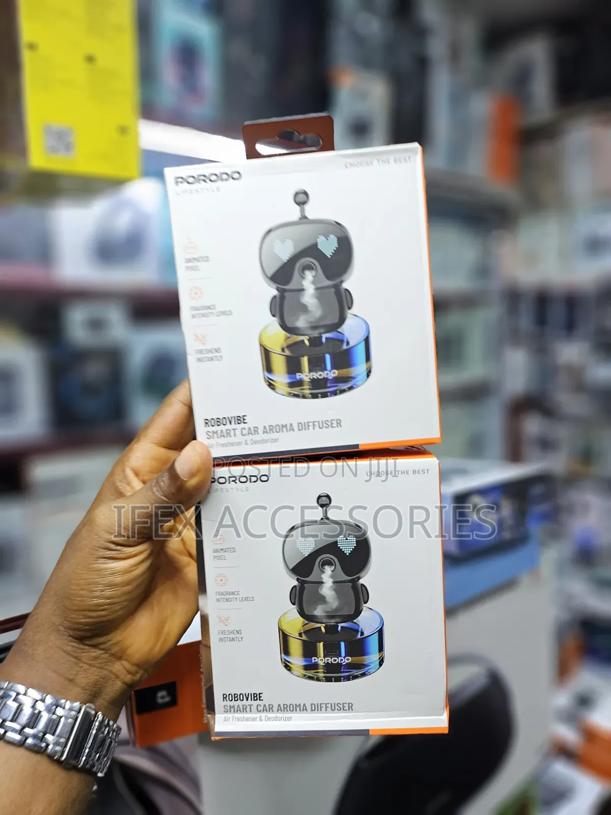 Porodo Robovibe Smart Car Aroma Diffuser