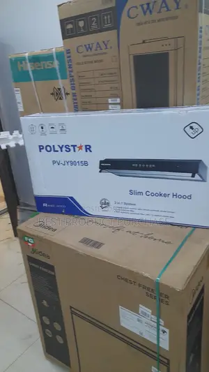 Polystar 2-in-1 Slim Kitchen Extractor Hood Pv-Jy9015b