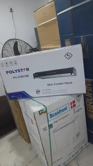 Polystar Pv-Jy9015b 2-in-1 Dual Action Slim Cooker Hood