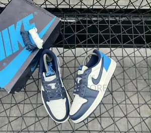 Original Air Jordan 1 Low Obsidian Navy Sneakers
