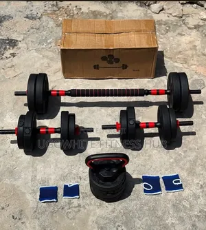 Generic 30kg Adjustable Dumbbell and Barbell Set
